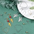 thumbnail image 3 of Kit de accesorios para pendientes de acero inoxidable de 2 colores: 12 pendientes de bola con 24 aros y 80 anillos abiertos., 3 of 6