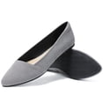 thumbnail image 2 of Veittes Women's Wide Width Suede Ballet Flats - Pointed Toe, Anti-Slip Sole, Comfortable for Office., 2 of 7
