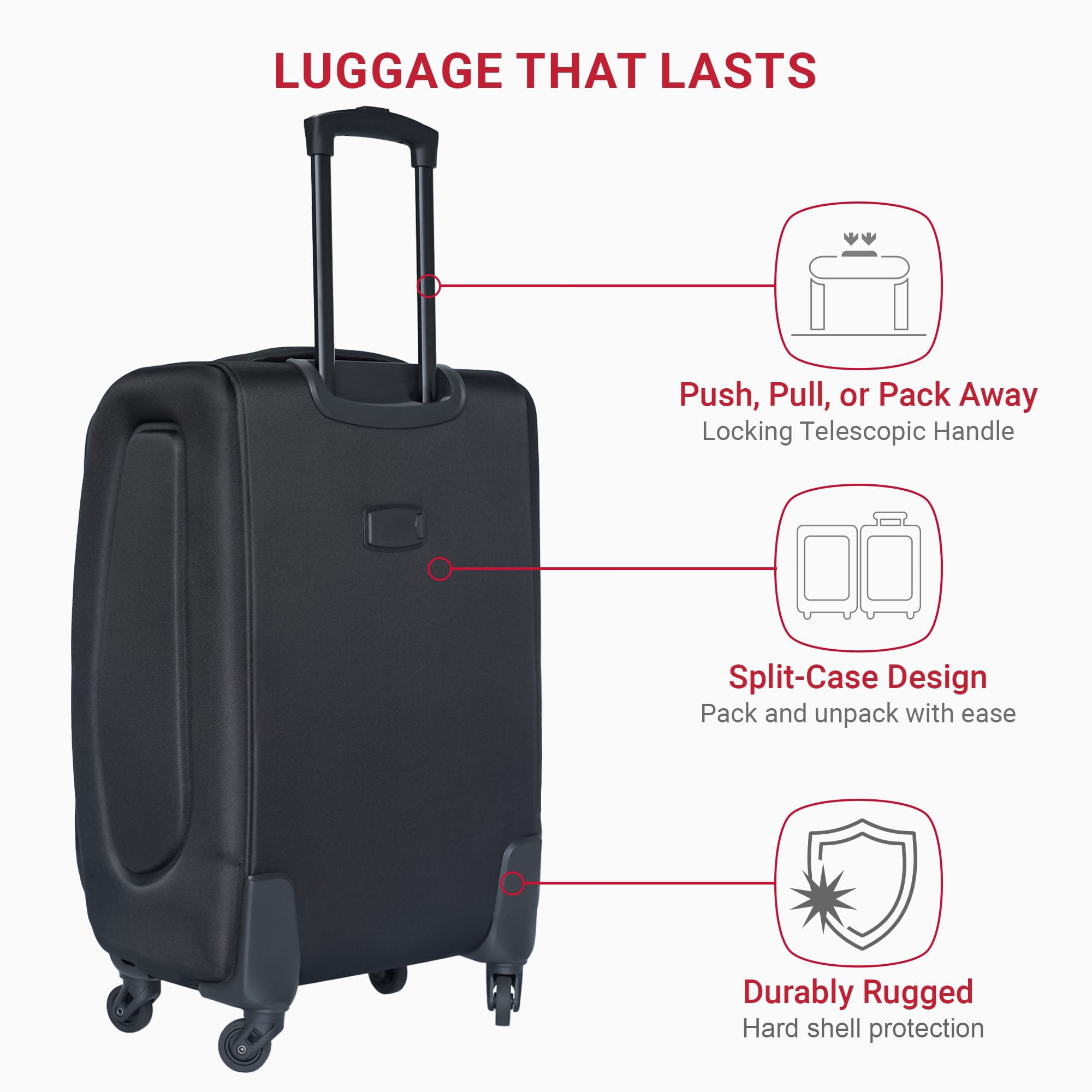 2PCS Oxford Suitcase set Traval Luggage Set without password lock Universal Wheel 20+24 inch