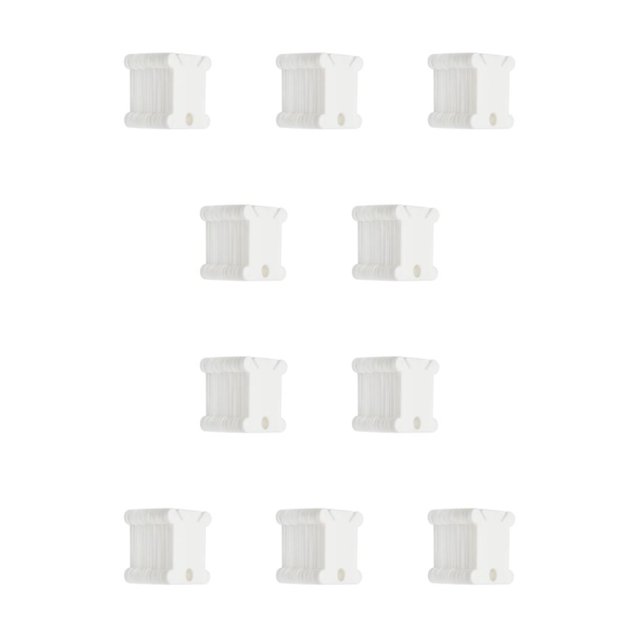 Wosthever Tablero de bobinado, bobinas de hilo , bobina de cable, conveniencia multipropósito, larga duración, simplemente usado, accesorio de Blanco 100 piezas 10Conjunto