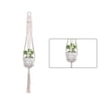 thumbnail image 1 of Bearachild Cestas colgantes 100 hechas a mano, soporte para plantas, macramé, colgador de plantas, maceta para colgar en la pared interior, soporte para Jardín y Patio No.19 Bearachild HA001777-19, 1 of 6