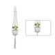 thumbnail image 1 of Yuarrent Cestas colgantes 100 hechas a mano, soporte para plantas, macramé, colgador de plantas, maceta para colgar en la pared interior, soporte para Jardín y Patio No.19 Yuarrent HA001777-19, 1 of 6