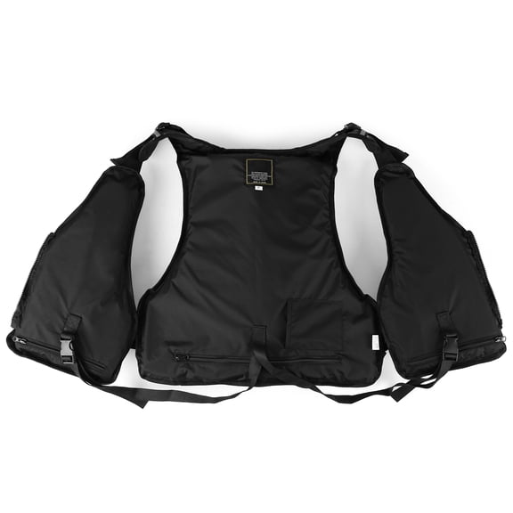 Multi-Pockets Fly Fishing Jacket Buoyancy Vest With Water Bottle Holder For Kayaking Sailing Boating Water Sports