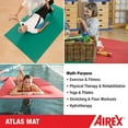 thumbnail image 5 of AIREX Atlas Premium Exercise Mat Fitness for Yoga, Physical Therapy, Rehabilitation, Balance & Stability Exercises, Pilates, Aerobics 78” x 48”, 5 of 6