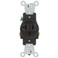 thumbnail image 1 of Ivory Commercial Grade Straight Blade Single Receptacle, 1 of 1