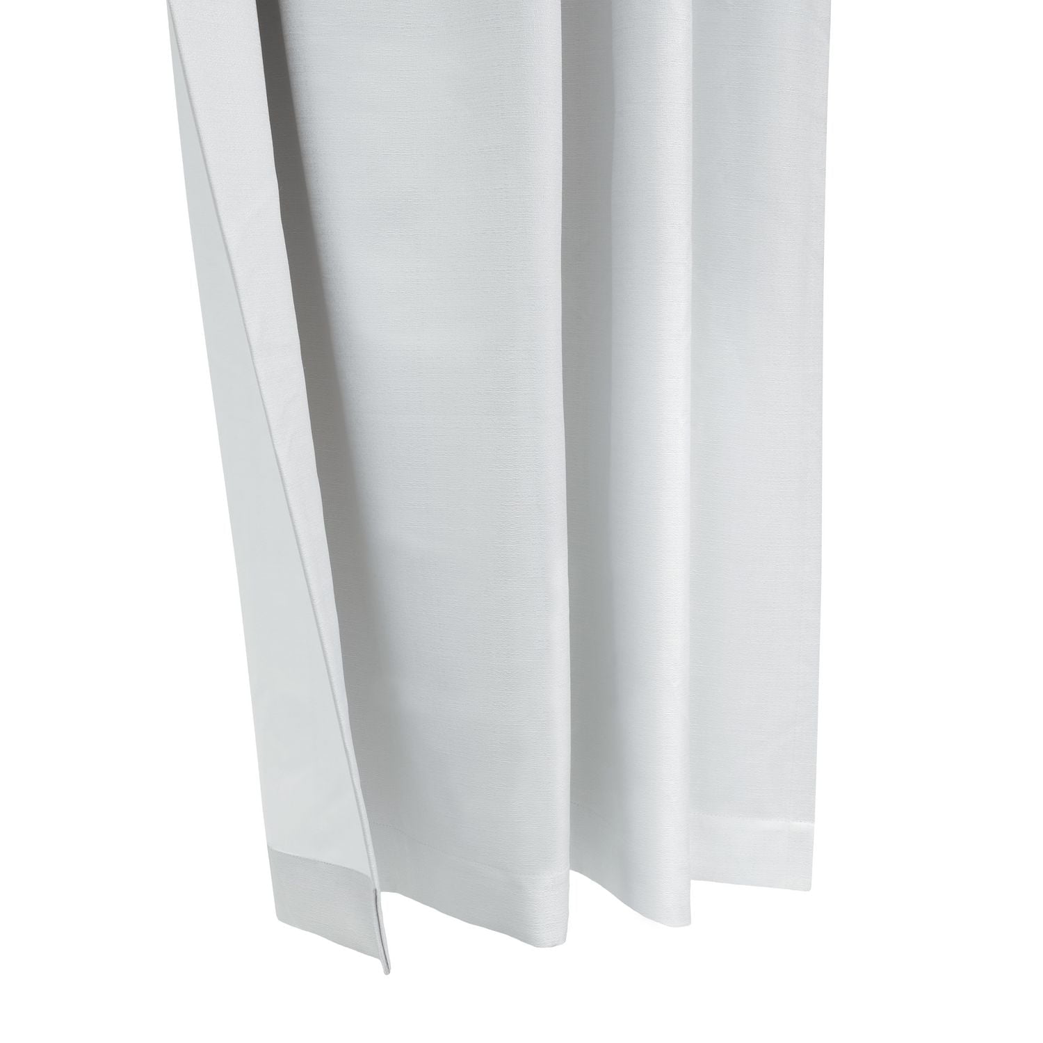 Baker 100% Blackout Back Tab Curtain Panel 52" x 95" in White