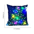 thumbnail image 5 of Christmas Throw Pillow Covers 18x18" Christmas LED Pillows 2 Modes Switching Printed Sofa Pillows Cushions Pillowcases Linen Pillow Case for Sofa Couch Xmas Decorations, 5 of 7