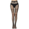 thumbnail image 1 of ZJXFGS Bas pour Femmes Collants pour Femmes Collants de Compression Bas Résille pour Femmes Bas de Compression pour Femmes Collants Y2K pour Femmes Collants Noirs Multicolores Taille Unique, 1 of 5