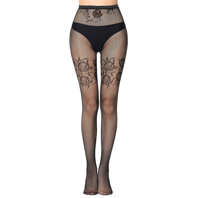 ZJXFGS Bas pour Femmes Collants pour Femmes Collants de Compression Bas Résille pour Femmes Bas de Compression pour Femmes Collants Y2K pour Femmes Collants Noirs Multicolores Taille Unique