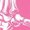 Azalea Pink, variant on Shop4Ever Women's Skeleton Heart Hands Graphic T-Shirt XX-Large Azalea Pink