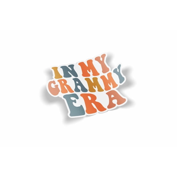 In My Grammy Era Waterproof Sticker
