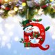 thumbnail image 4 of 26 Letters Christmas Tree Decoration Pendant, Christmas Tree Ornaments DIY, Christmas Decoration Xmas Tree Hanging Decor, Elegant Style, High-Quality Craftsmanship, Festive Home Decor, for Bedroom, 4 of 9