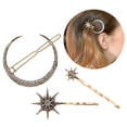 thumbnail image 3 of 4x Fashion Pin Moon Hairclip Pasador Francés Herramienta De Peinado Del Cabello, 3 of 9
