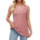 thumbnail image 2 of Camisetas Sin Mangas de Verano para Mujer, Camisetas Sin Mangas, Cuello en V, Ropa Informal Holgada, Conjuntos. Raíz de Rosa L, 2 of 10