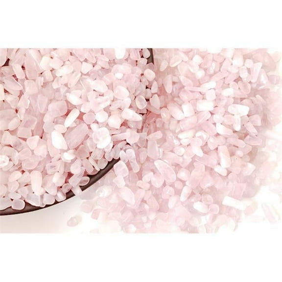 1 lbs Rose Quartz Tumbled Chips Stone