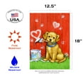 thumbnail image 2 of Toland Home Garden Painter Puppy Garden Flag, 2 of 5