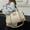 Beige, variant on HOARBOEG General Travel Duffel Bag High-capacity Shoulder Bags Sports Tote Bag Minimalist Clutch Bags Oxford Cloth Handbags Wet Dry Separation