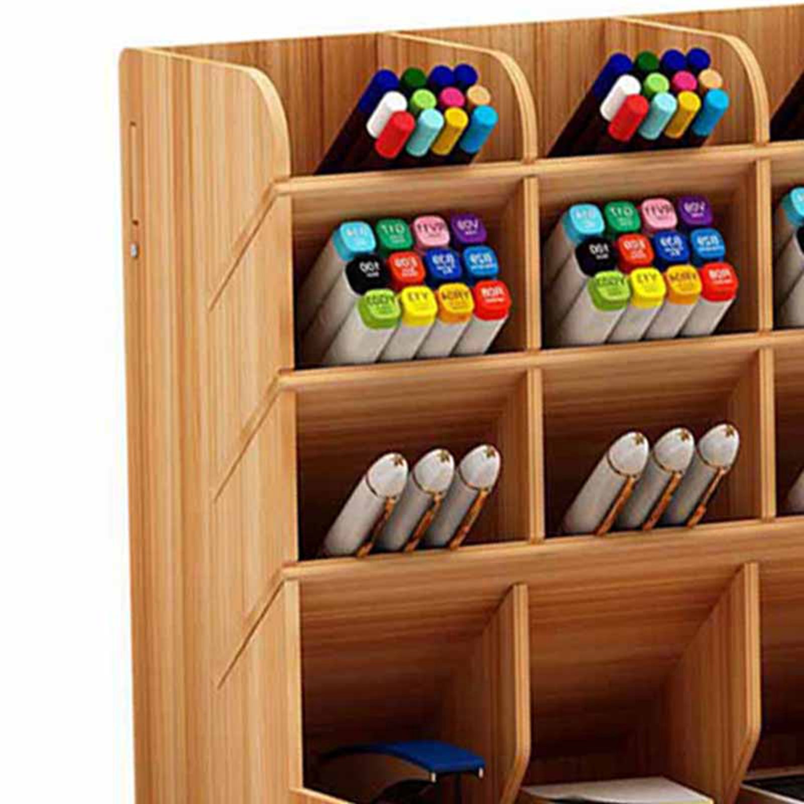 Organizador De Escritorio, Caja De Almacenamiento De Bolígrafos LAIBUY Con Gran Capacidad Para El Hogar, Escuela, Oficina, Accesorios De Escritorio (4 Piezas
