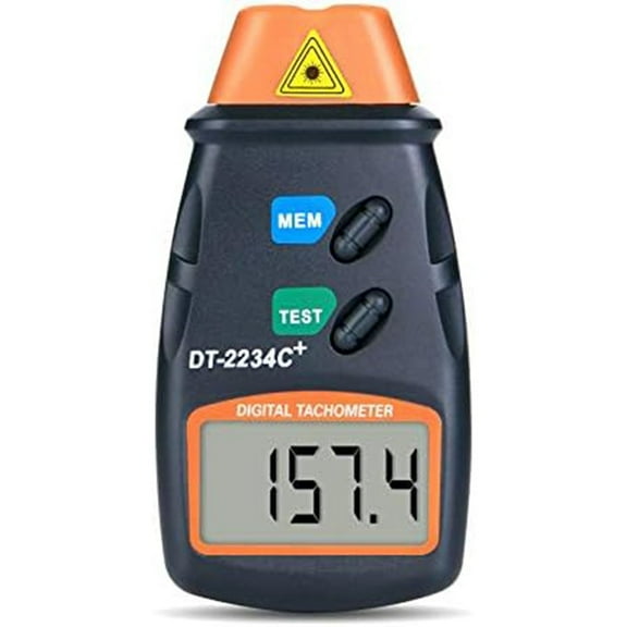 Professional Digital Tachometer DT2234 C Mini Tachometer Non-Contact Speedometer