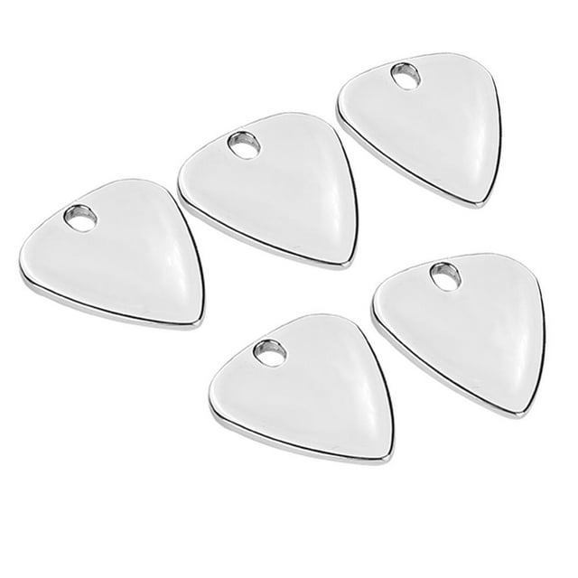 FAGINEY 5 Pcs Métal Pick Plectrum pour Guitare Instruments de Musique Accessoire, Métal Pick, Guitar Plectrum