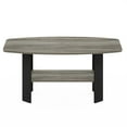 thumbnail image 3 of Maklaine Engineered Wood Simple Design Coffee Table in French Oak Gray/Black, 3 of 6