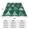 thumbnail image 3 of Zufioo Christmas Trees Fleece Blanket Queen Size,Plush Bed Blanket,Ultra Soft Throw Blanket,Plush Fuzzy Cozy Blanket Perfect for Bed,Couch-40"x30", 3 of 7