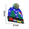 thumbnail image 2 of Gorro navideño iluminado, gorro navideño con luces LED para adultos, suministros para fiestas de Año Nuevo y Navidad, 2 of 5