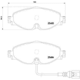 thumbnail image 2 of Balatas Delanteras marca brembo para Volkswagen Taos Comfortline L4 1.4L 2022, 2 of 5