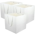 thumbnail image 6 of White Press Bag Small Gifts in Bulk 6 Pcs Candy Paper Boxes for Presents Reusable Purse Bags Storage, 6 of 6