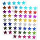 thumbnail image 1 of 8 Colors, 30 Sheets, Foil Star Metal Sticker, 1.52cm Diameter, 1 of 4
