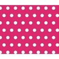 thumbnail image 2 of SheetWorld Fitted 100% Cotton Percale Cradle Sheet 18 x 36, Polka Dots Hot Pink, 2 of 4