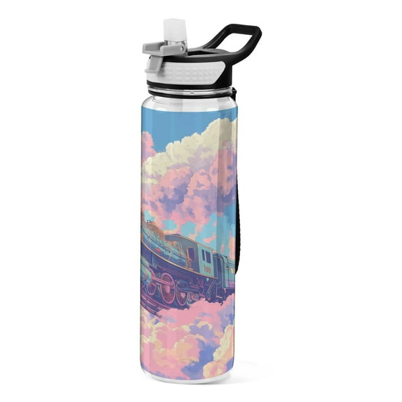 BZSMCE Sport Bottle Cloudbound Express Outdoor sports Water Bottle Size: 10.4x3in