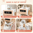 thumbnail image 4 of Redsmile Play Kitchen,Wooden Kids Corner Kitchen Playset with Coffee Maker and Slide,Pretend Play Toy with Realistic Lights and Sounds,Gift for Boys Girls Age 3-10,White, 4 of 11