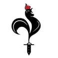 thumbnail image 2 of Estacas de pollo negras en miniatura con forma de animal para decoración de jardín al aire libre Estilo 6, 2 of 3