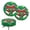 Christmas Light Bulbs Red Bow, variant on HUIACONG Waterproof Stool Cushion, Colorful Daisy Pattern Polyester Elastic Chair Seat Cushion Slipcover for Kitchen Counter