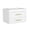 White 24 Inches, variant on Panapinka 24" Bathroom Vanity with Sink, Wall Mounted Vanity with Soft-Close Large Storage Drawer, Modern Floating Bathroom Cabinets with Gold Metal Handle