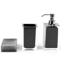 Nameeks Ra500 Gedy Bathroom Accessories Set - Black