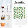 thumbnail image 6 of Fuzoiu Frogs And Tropical Leaves Print Leather Coasters Set,Drink Coasters Set of 4,for Tabletop Protection, Durable PVC Coasters,Home Décor and Housewarming Gift-Square, 6 of 6