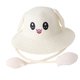 thumbnail image 5 of Sombrero de paja con orejas de moda con orejas que se mueven y saltan, gorras de pescador de protección para blanco lechoso, 5 of 9