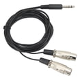 thumbnail image 1 of XLR Adapter Cable, Stereo Sound Cable  3 Meter Dual XLR Female To 6.35mm 3 Pin Male Cable  For Musical Instrument Mixer, 1 of 8