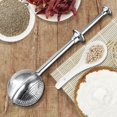 thumbnail image 2 of Cake Sugar Pusher, Stainless Steel Sugar Flour Spices Cinnamon Chocolate Powder Shaker Duster Dispenser Sieve, Tea Strainer, 2 of 5