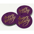 thumbnail image 3 of Inkdotpot Happy Holiday Bottle Tag Real Gold Foil Favor Hang Tags 50 Pack, 3 of 6