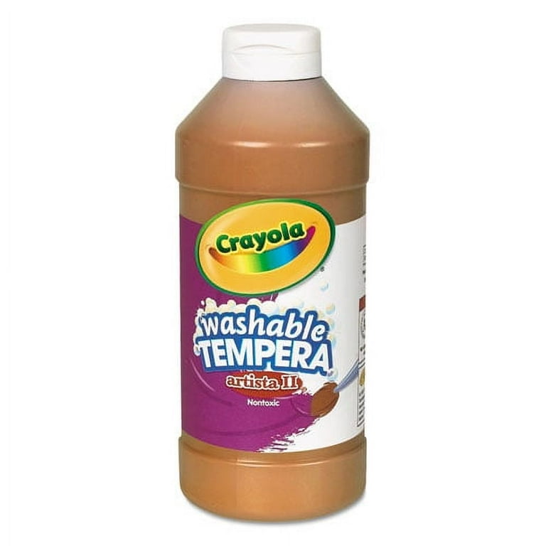Artista II Washable Tempera Paint, Brown, 16 oz Bottle Artista II Washable Tempera Paint, Brown, 16 oz Bottle