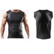thumbnail image 3 of Camiseta de cuero de imitación negra de verano Camiseta sin mangas Chaleco sin mangas Top sin mangas para hombres Sunnimix  Camiseta para hombre, 3 of 8