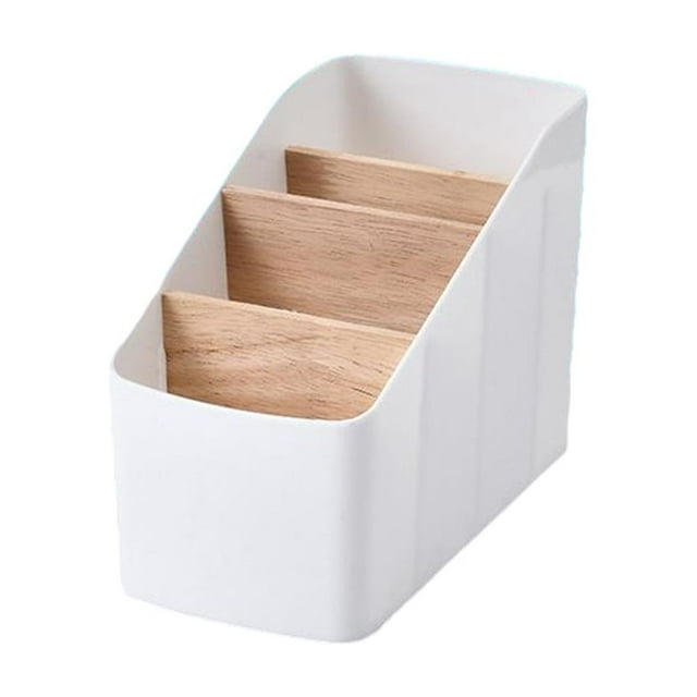 kurtrusly Storage Box Strong Practicality Wide Application Detachable Partition Large Capacity Plastic Storage Box Ladder Layered white trapezoid 1Set