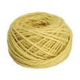 thumbnail image 1 of Cuerda de yute natural de 50 metros de Uxcell, cuerda de yute de 3 mm, cuerda de yute para manualidades, envoltura de regalos, decoración, embalaje, jardinería, colgador de plantas, amarilla, 1 of 6