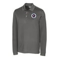 thumbnail image 2 of Men's Cutter & Buck Gray New England Revolution Advantage Eco Tri-Blend Pique Long Sleeve Polo, 2 of 3