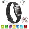 thumbnail image 2 of Pulsera ultrasónica (negra) Bandas repelentes de mosquitos Pulsera repelente ultrasónica Repelente de insectos Reloj electrónico para niños y adultos Camping Escalada Senderismo, 2 of 5
