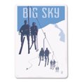 thumbnail image 2 of Big Sky, Montana, Skiers on Lift, Lantern Press, Premium Playing Cards, 52 Card Deck with Jokers, USA Made, 2 of 5