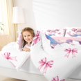 thumbnail image 4 of Erosebridal Cute Axolotl 7-Piece Twin Bedding Sets For Kids,Pink Girly Bow Bedding Comforter Set For Girls,Pink Reversible, 4 of 7
